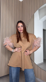 Maglia piume