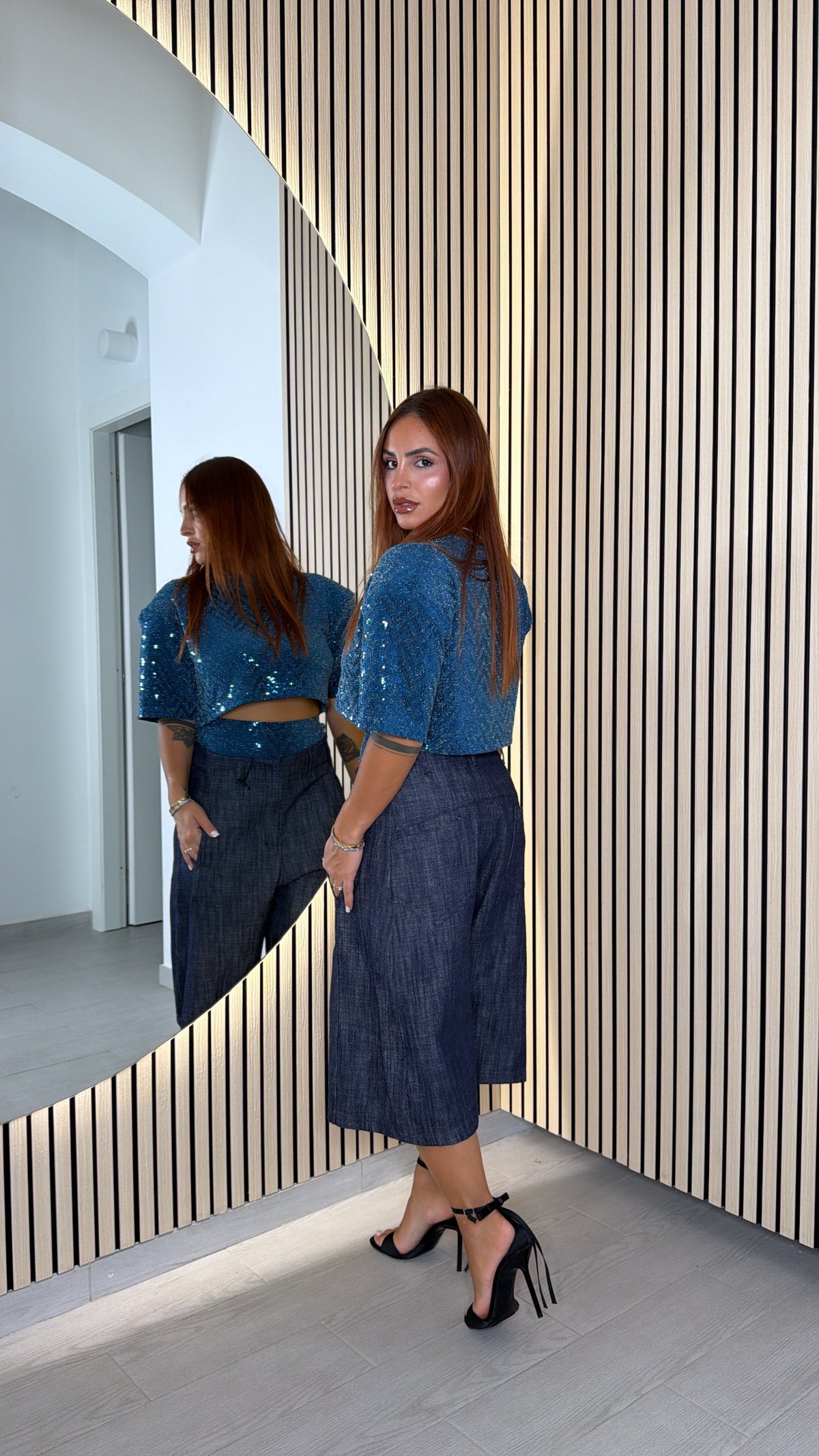 coordinato creative blu