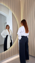 Pantalone classico blu