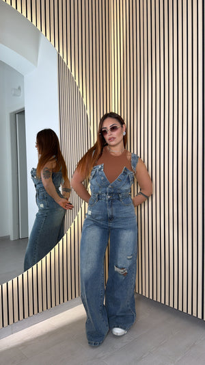 Salopette strappo