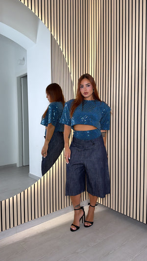 coordinato creative blu