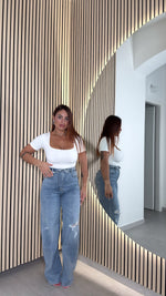 Denim Risvolto scuro