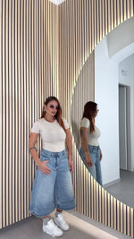 Bermuda in denim