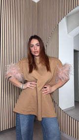 Maglia piume