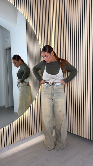 denim risvolto marmo