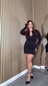 Mini Dress Bottoncini