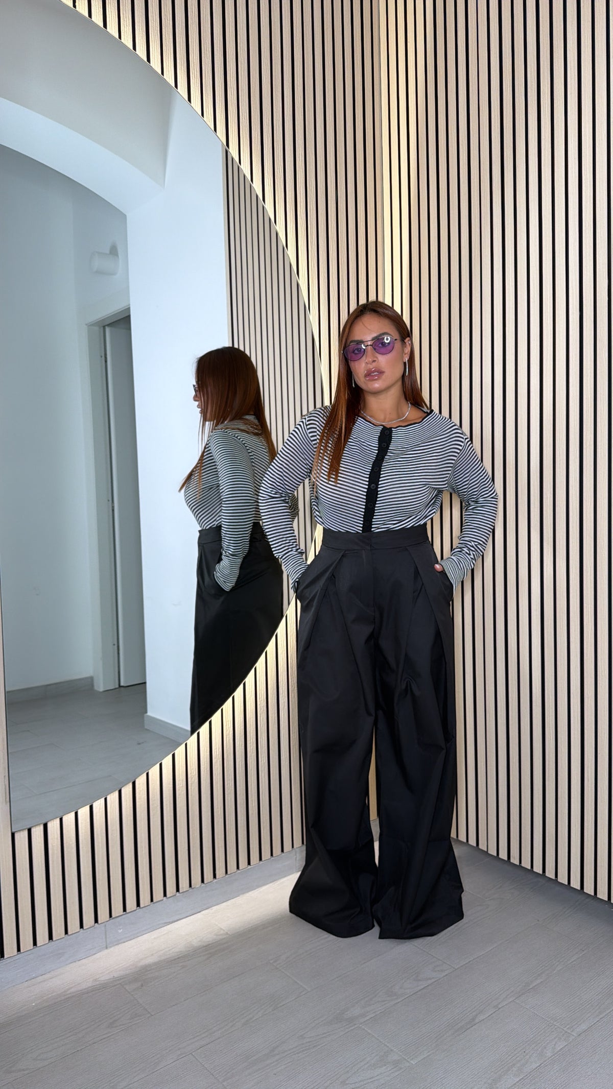 pantalone valery nero