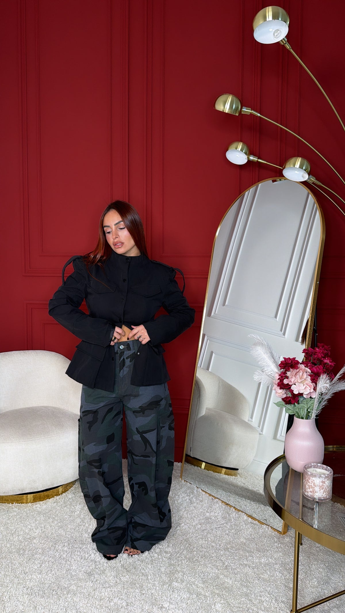 pantalone militare morgan