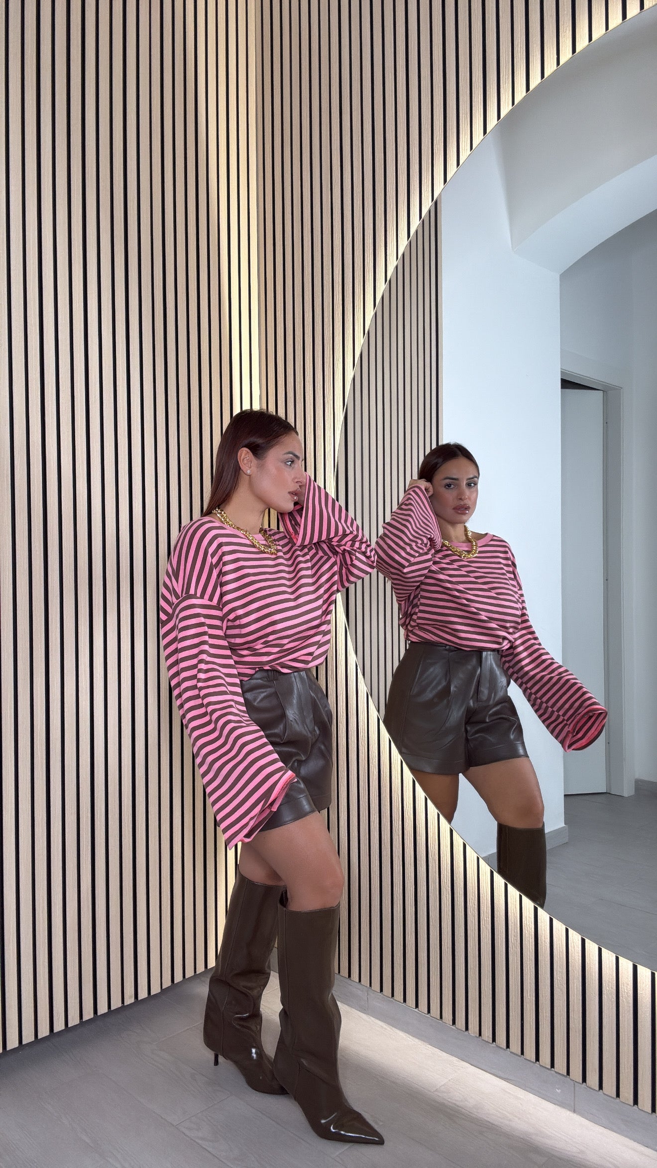 Shorts ecopelle