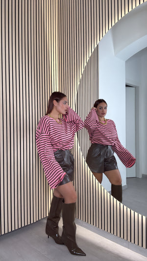 Shorts ecopelle