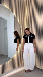 Pantalone Classic white