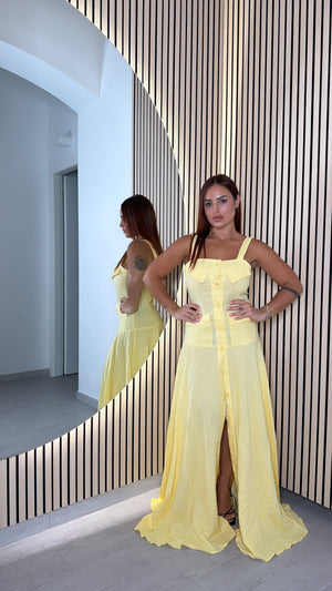 Dress Long Yellow