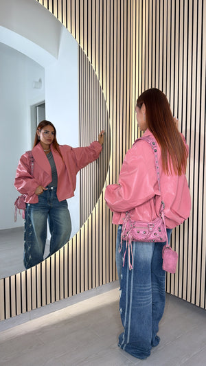 bomber icon pink