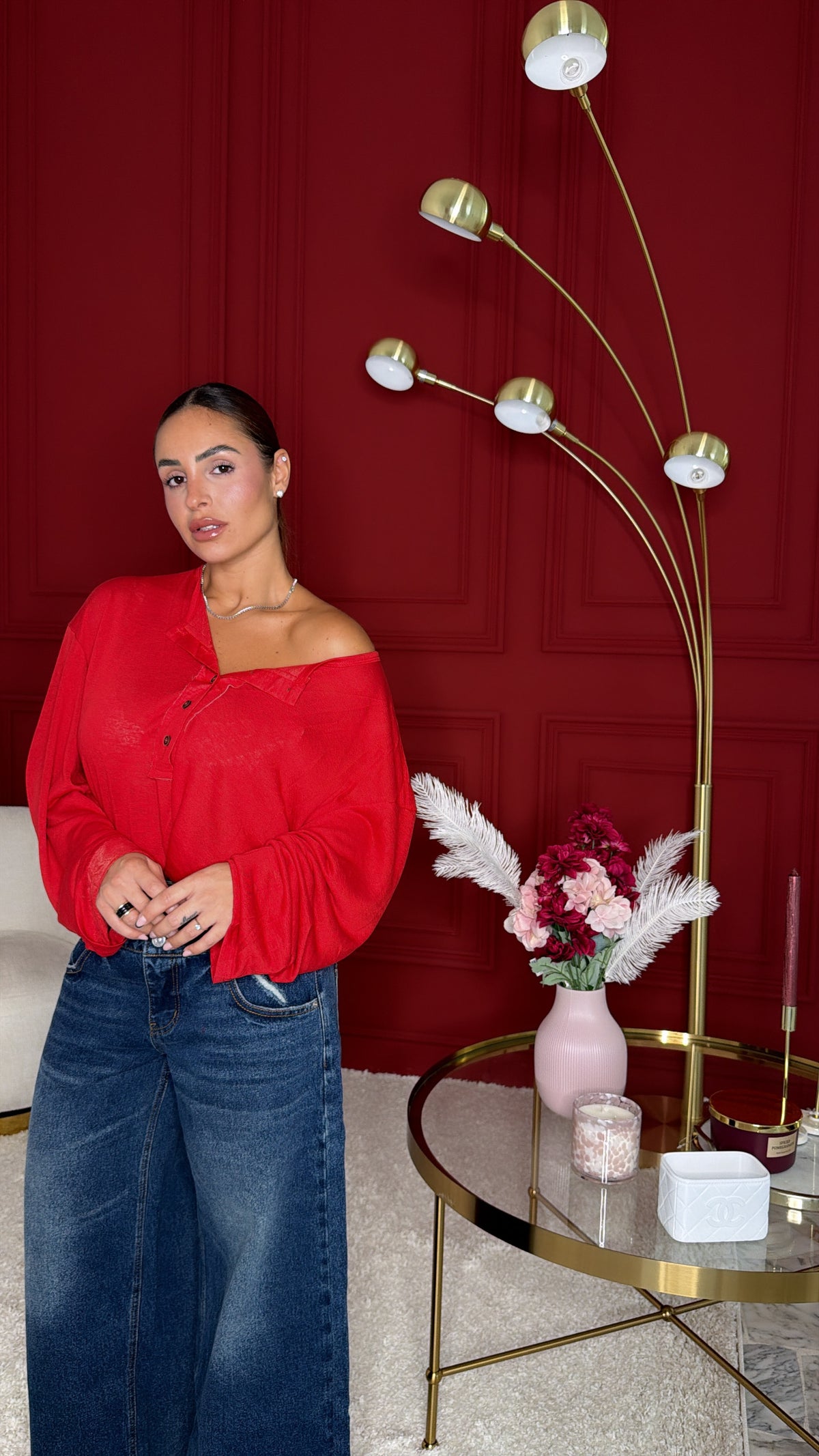 maglia serafina red