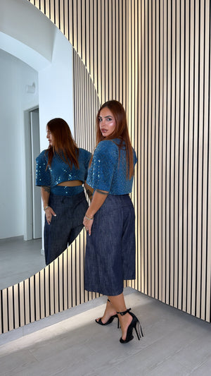 coordinato creative blu