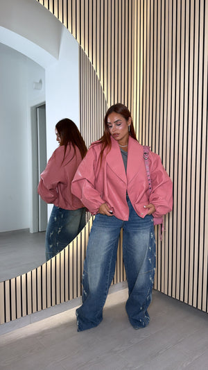 bomber icon pink