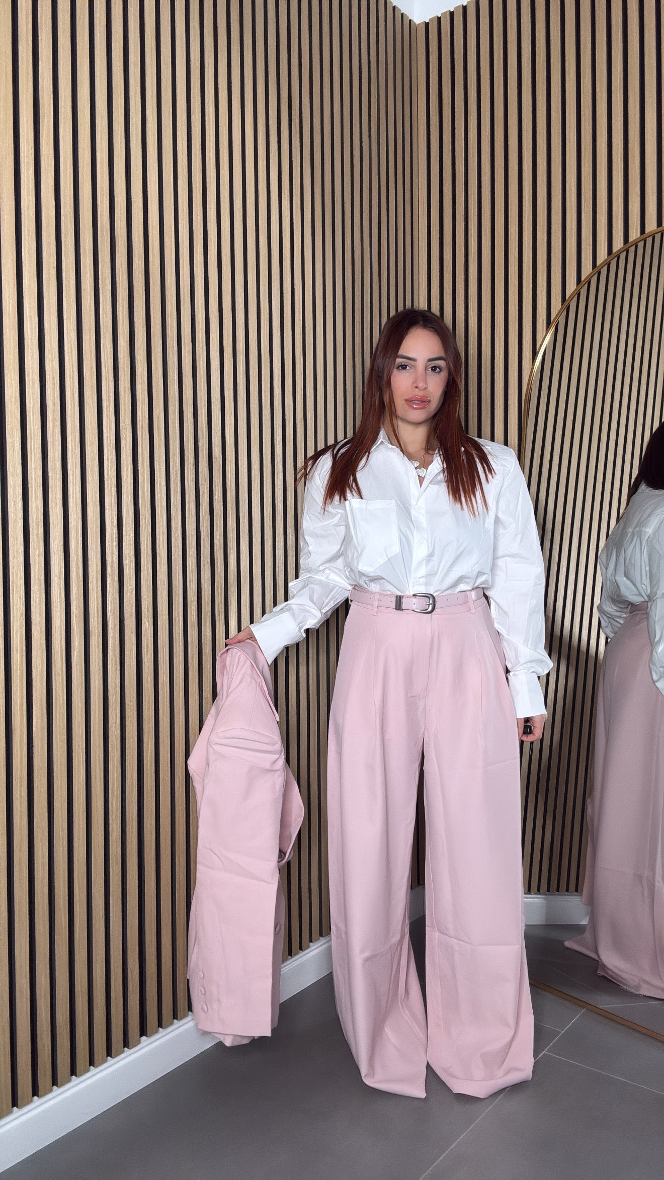 Tailleur rosa