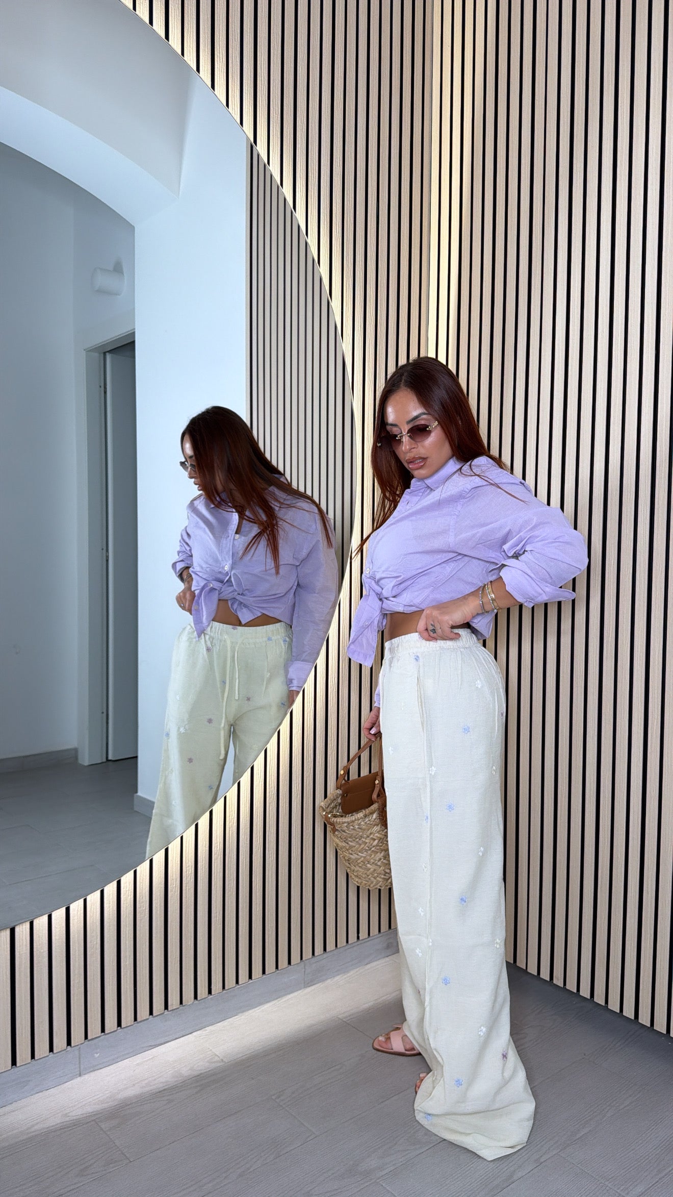 Pantalone fiorellini