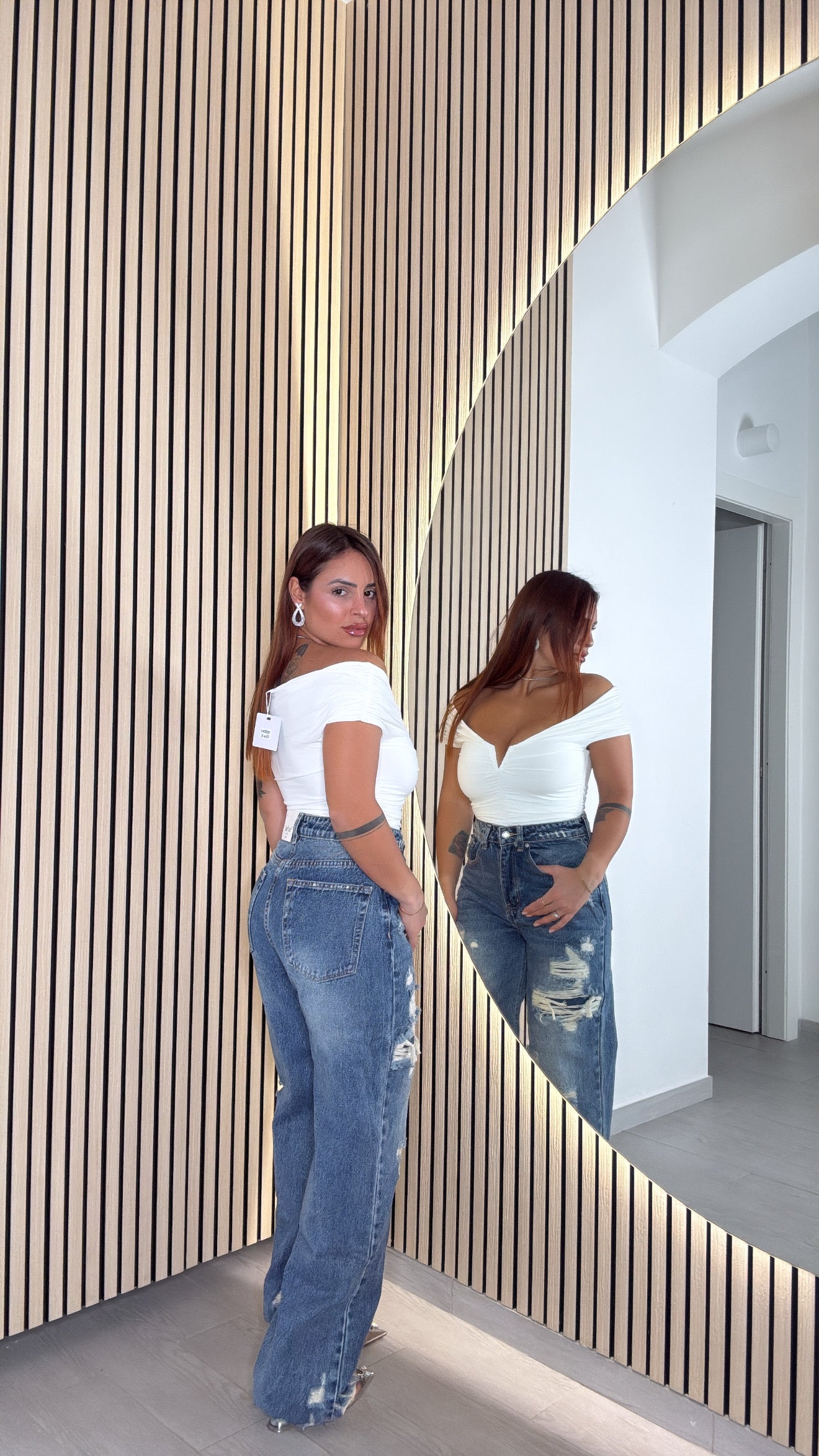 Denim Strappo