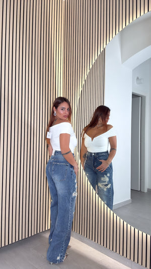 Denim Strappo