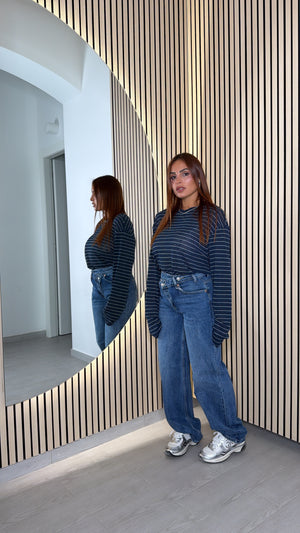 denim trasversale blue