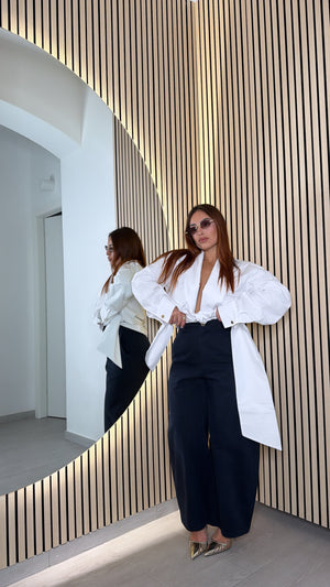 Pantalone classico blu