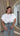 T-shirt spallina over