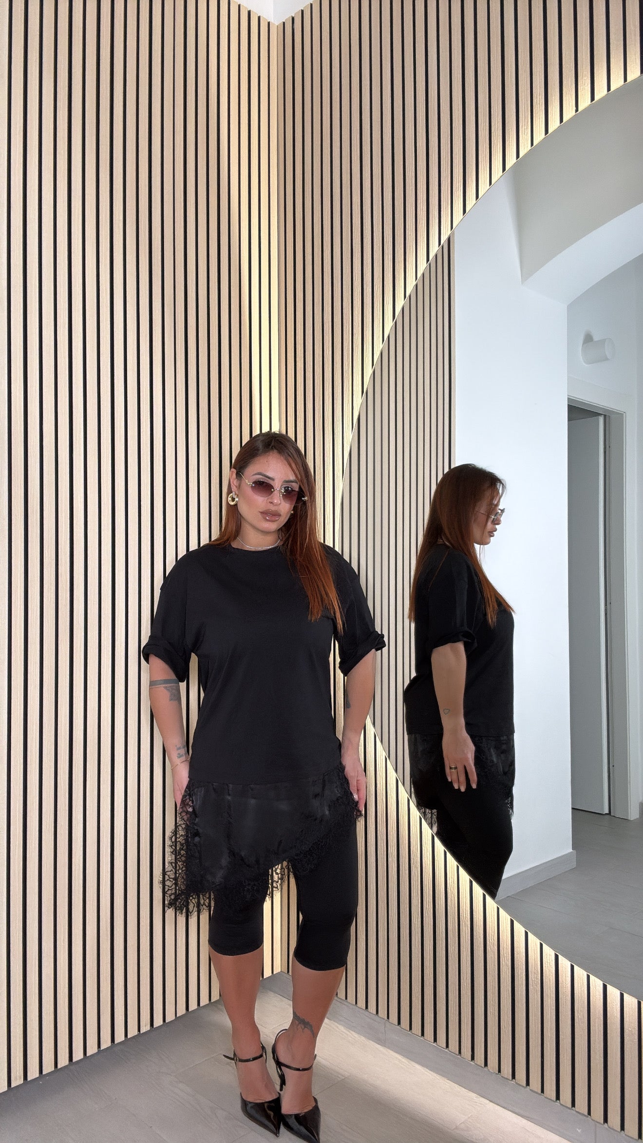 Maglia Pizzo e Raso