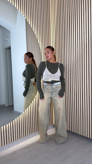 denim risvolto marmo