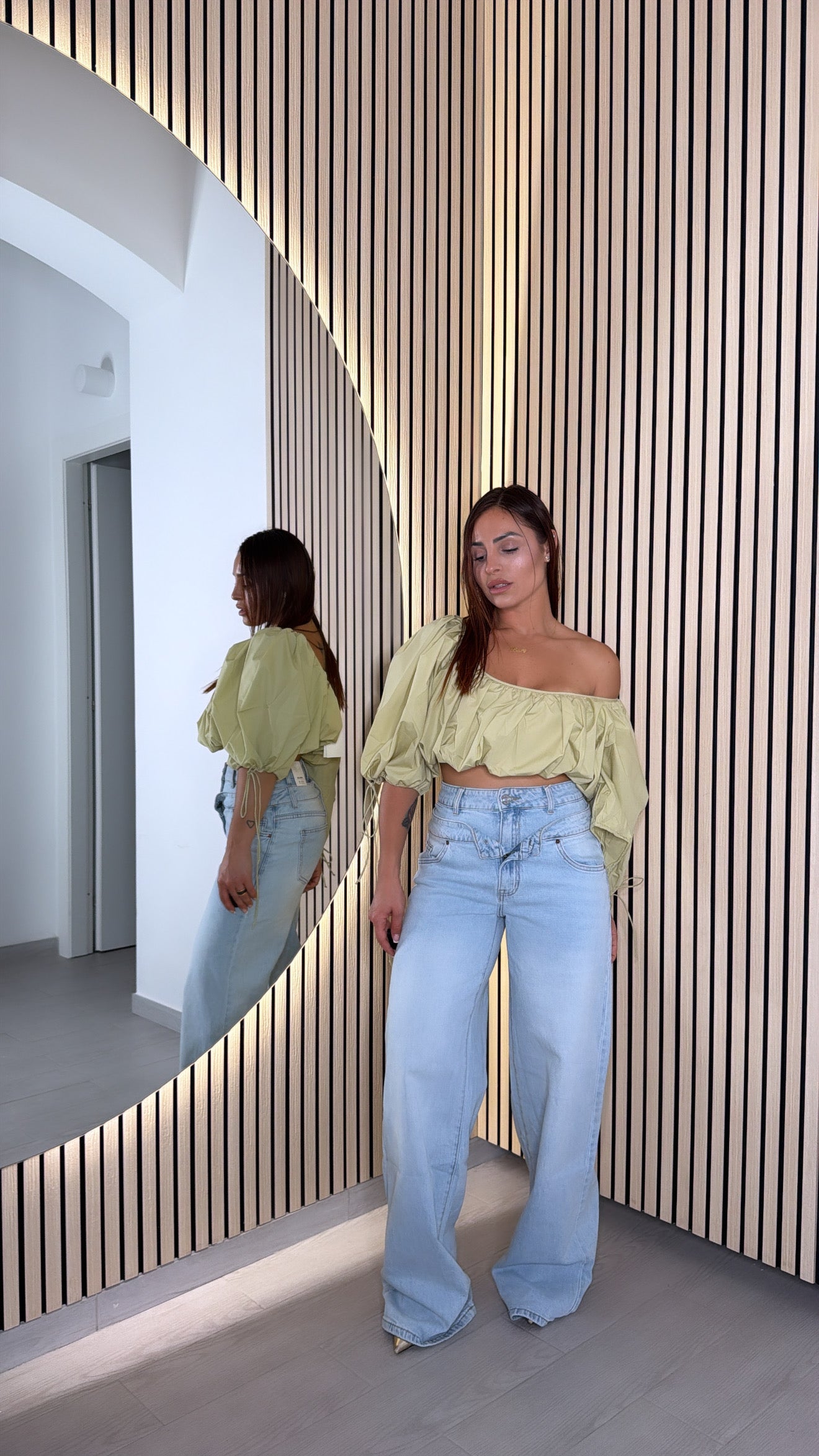 Denim double