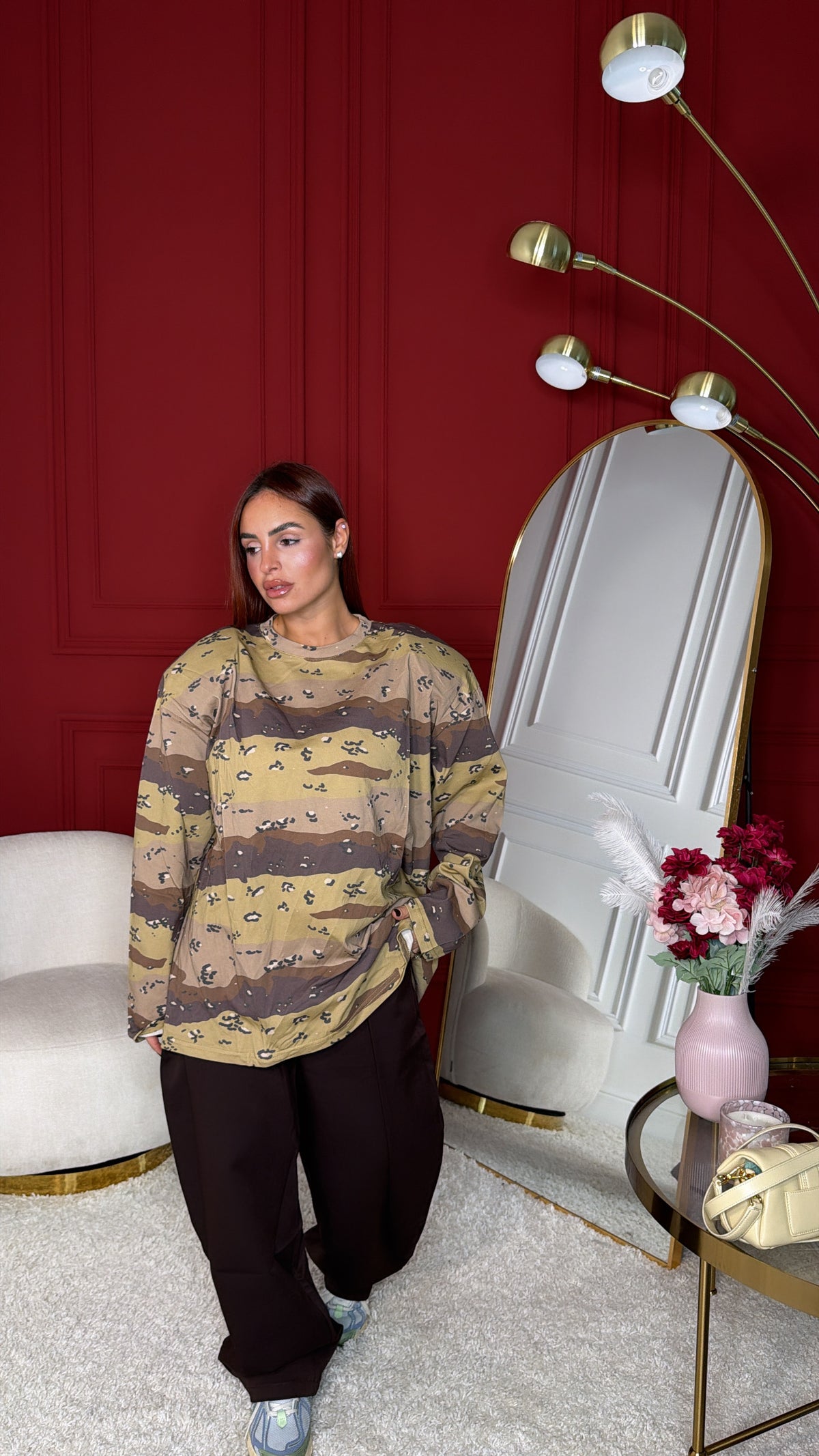 maglia over size tea