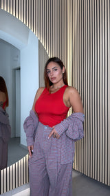 Canotta Red lycra