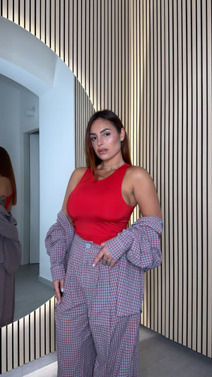 Canotta Red lycra