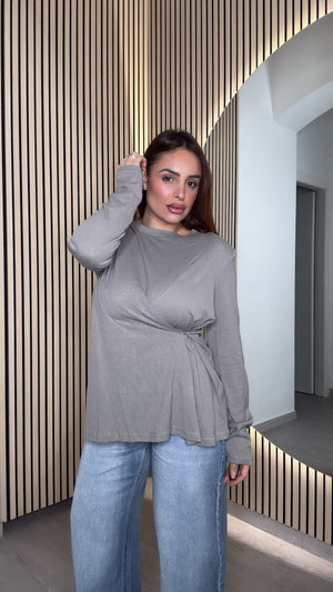 MAGLIA TRASPARENZA BOTTONE