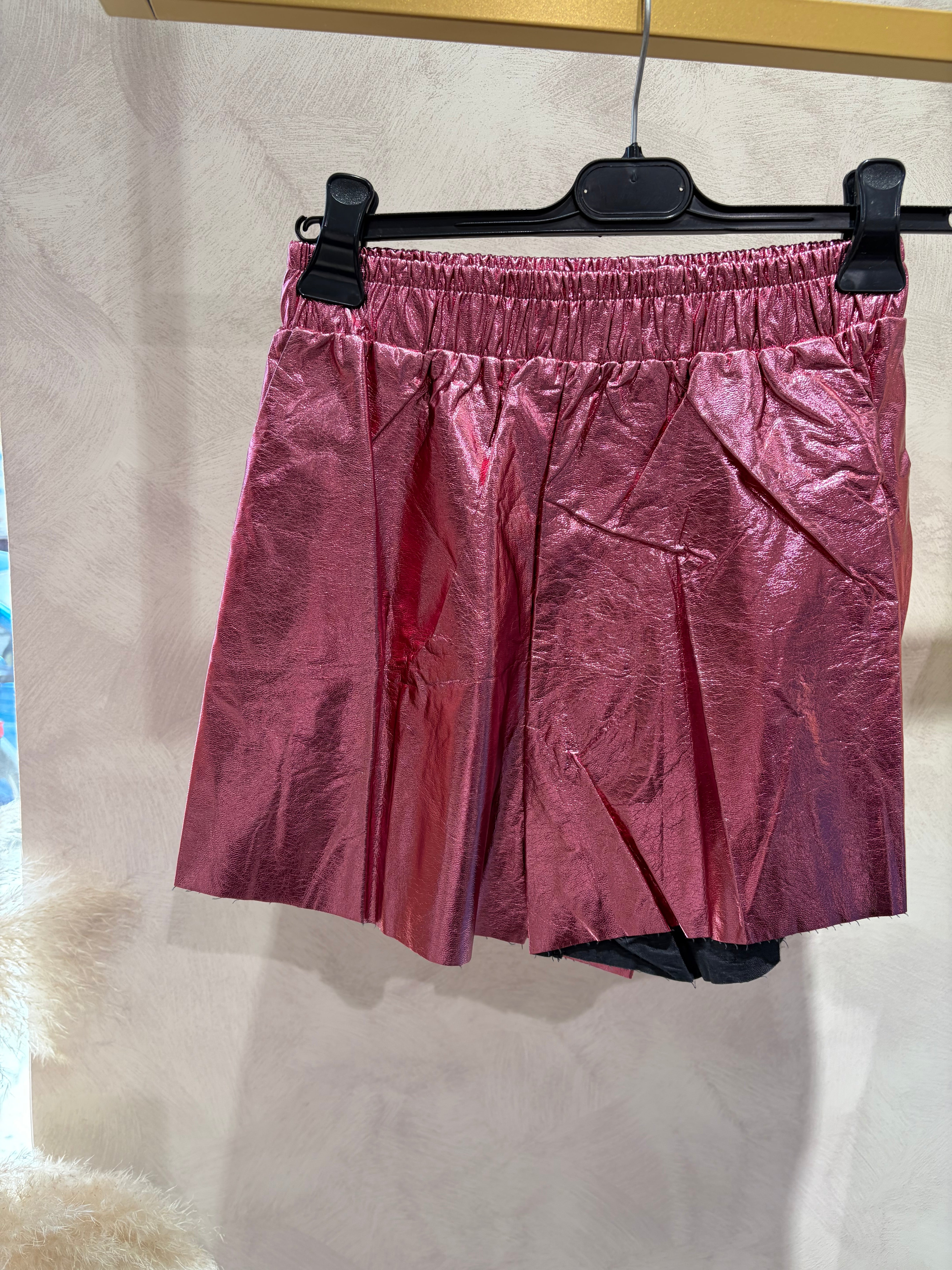 Pantaloncino metallico