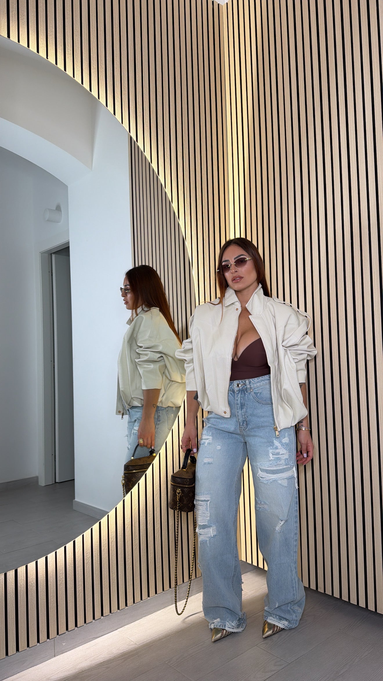 Denim strappi Chiaro