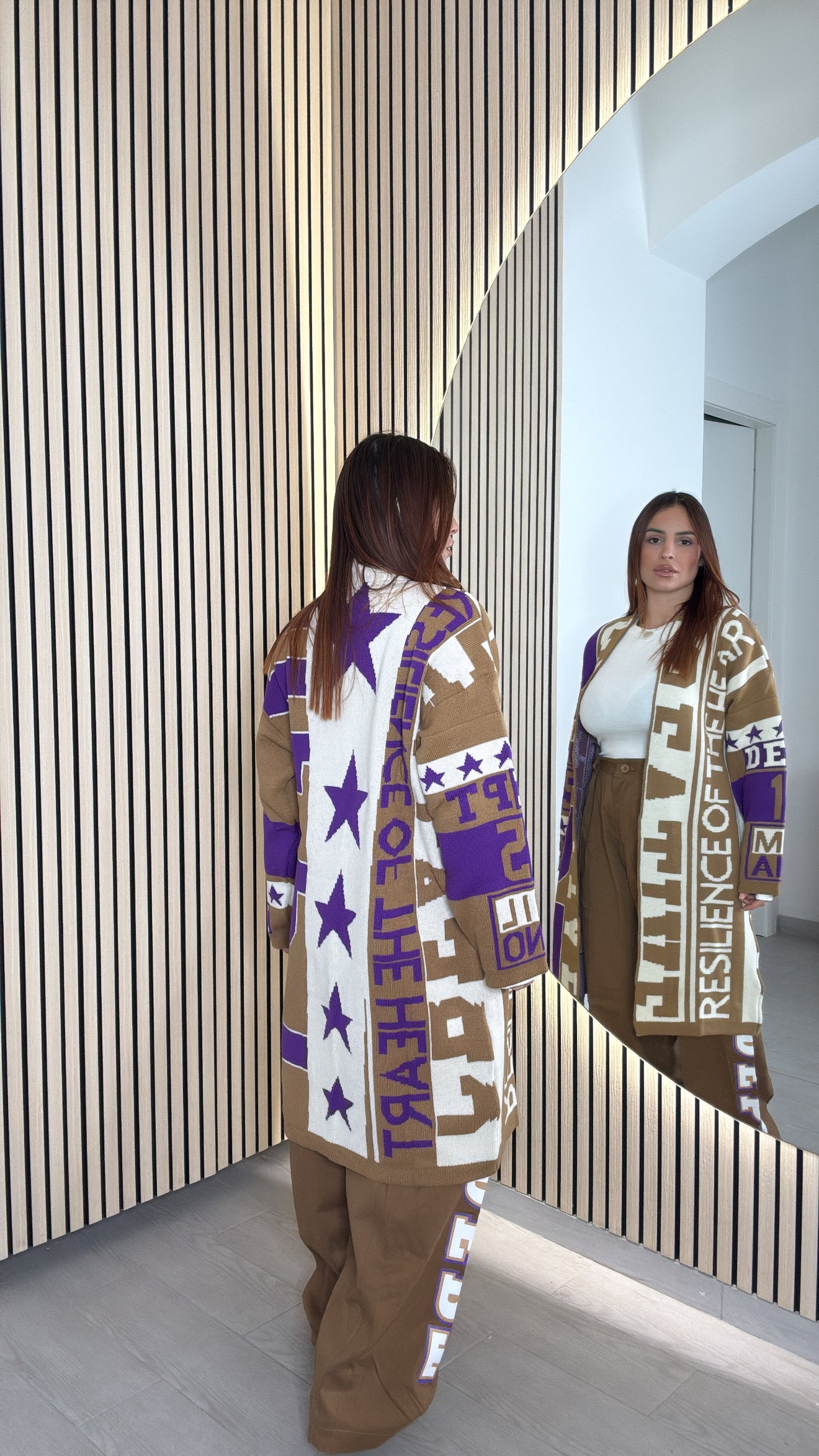 coordinato creative cardigan