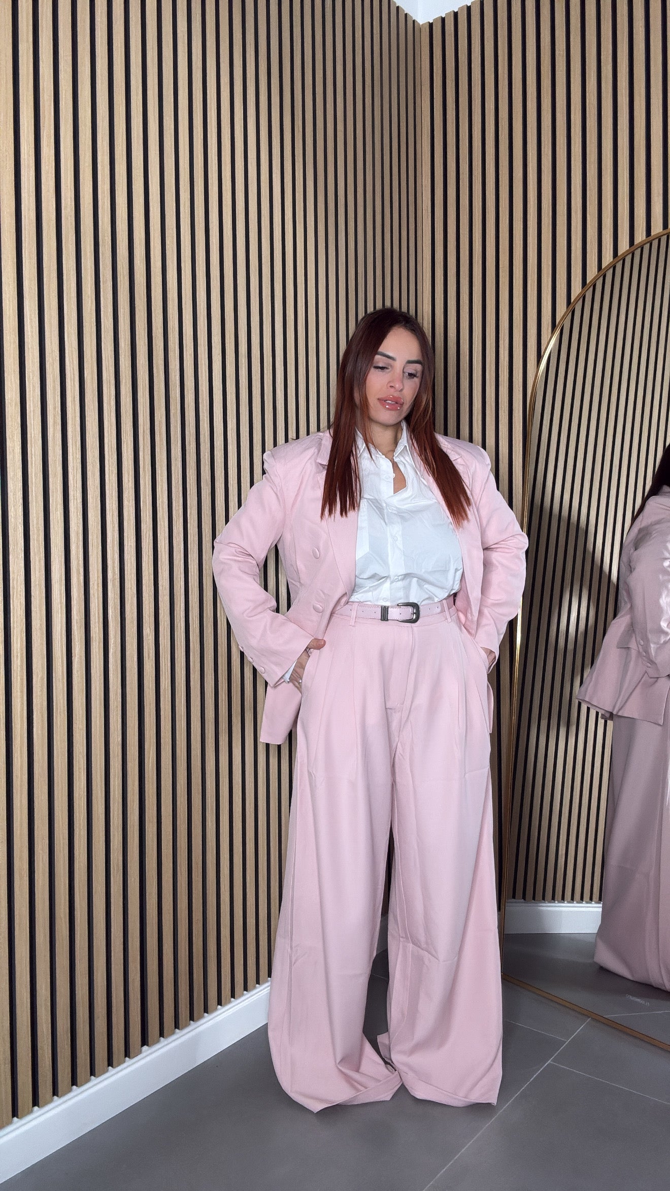 Tailleur rosa