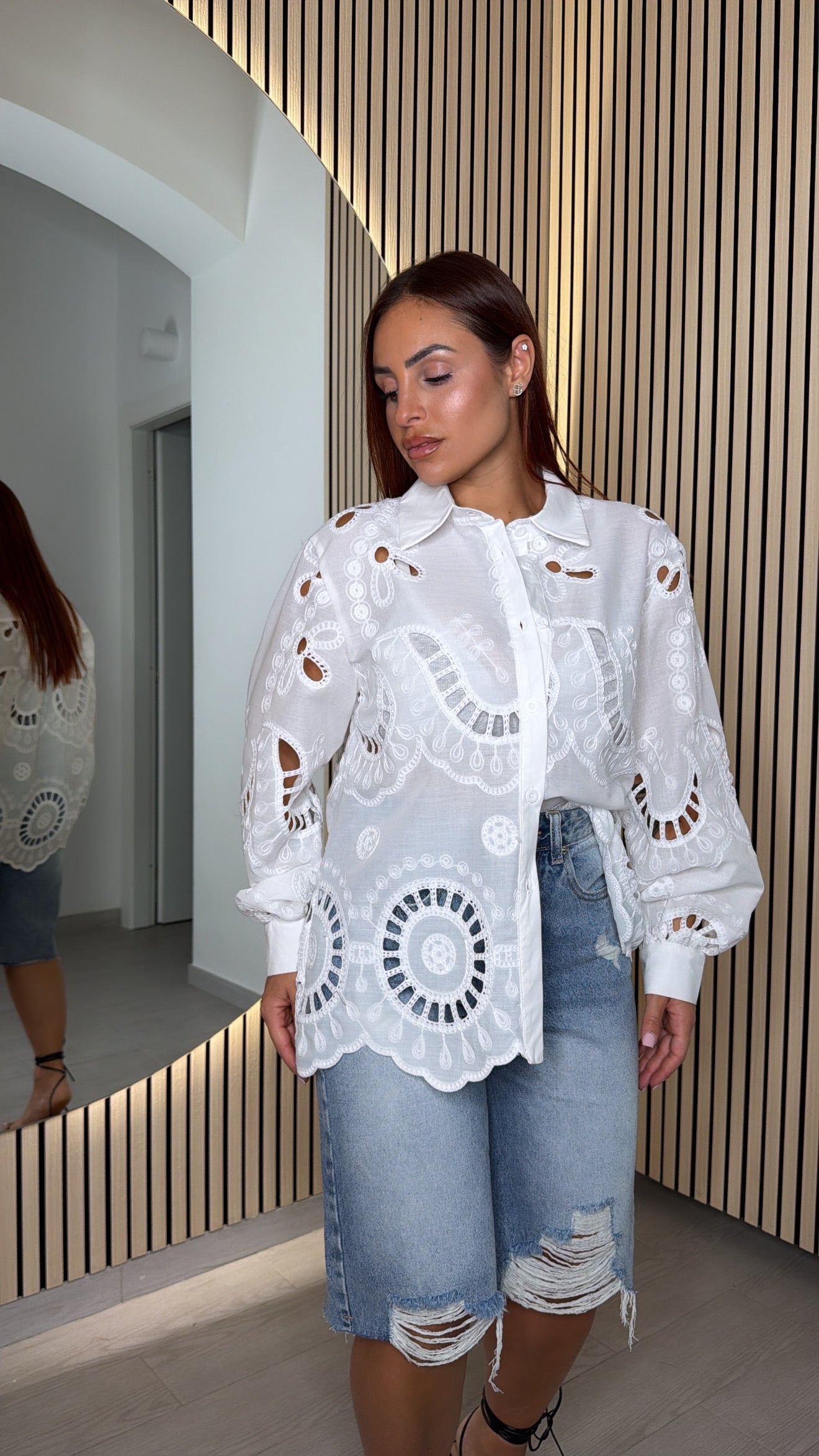 Camicia Ricamo