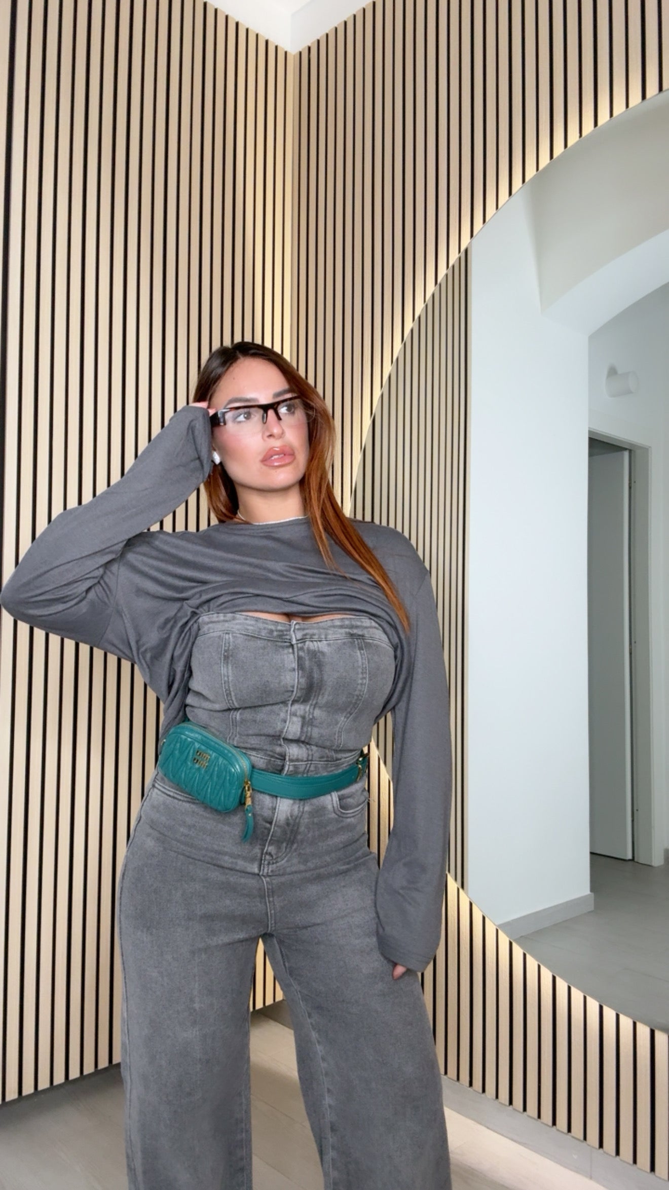 Salopette Grey