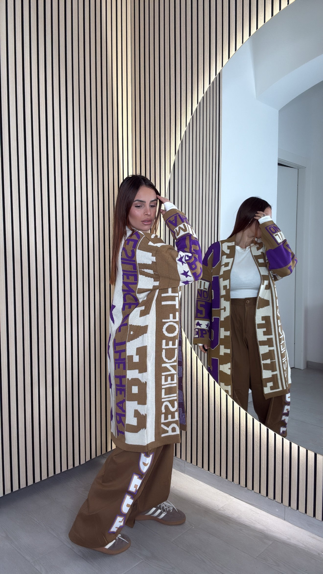 coordinato creative cardigan