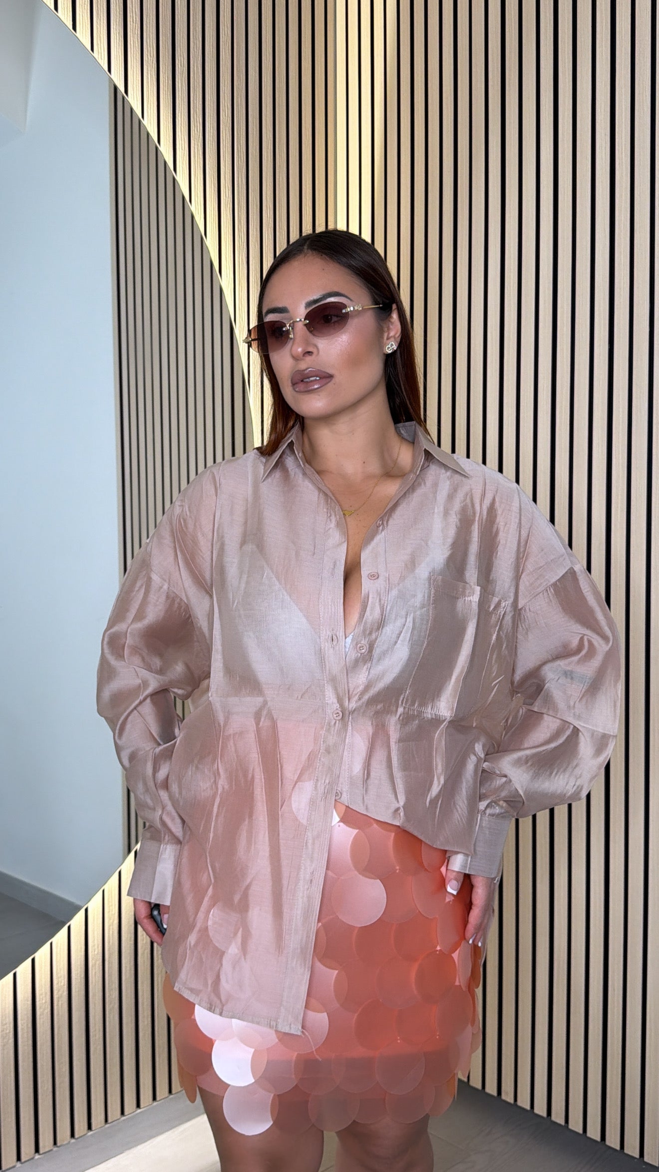 Camicia Velo Rosè