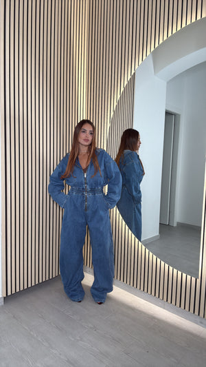 Tutone denim over