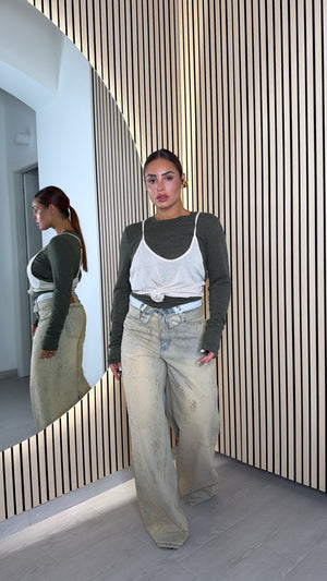 denim risvolto marmo