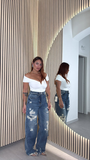 Denim Strappo