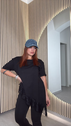 Maglia trasversale pizzo