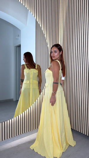 Dress Long Yellow