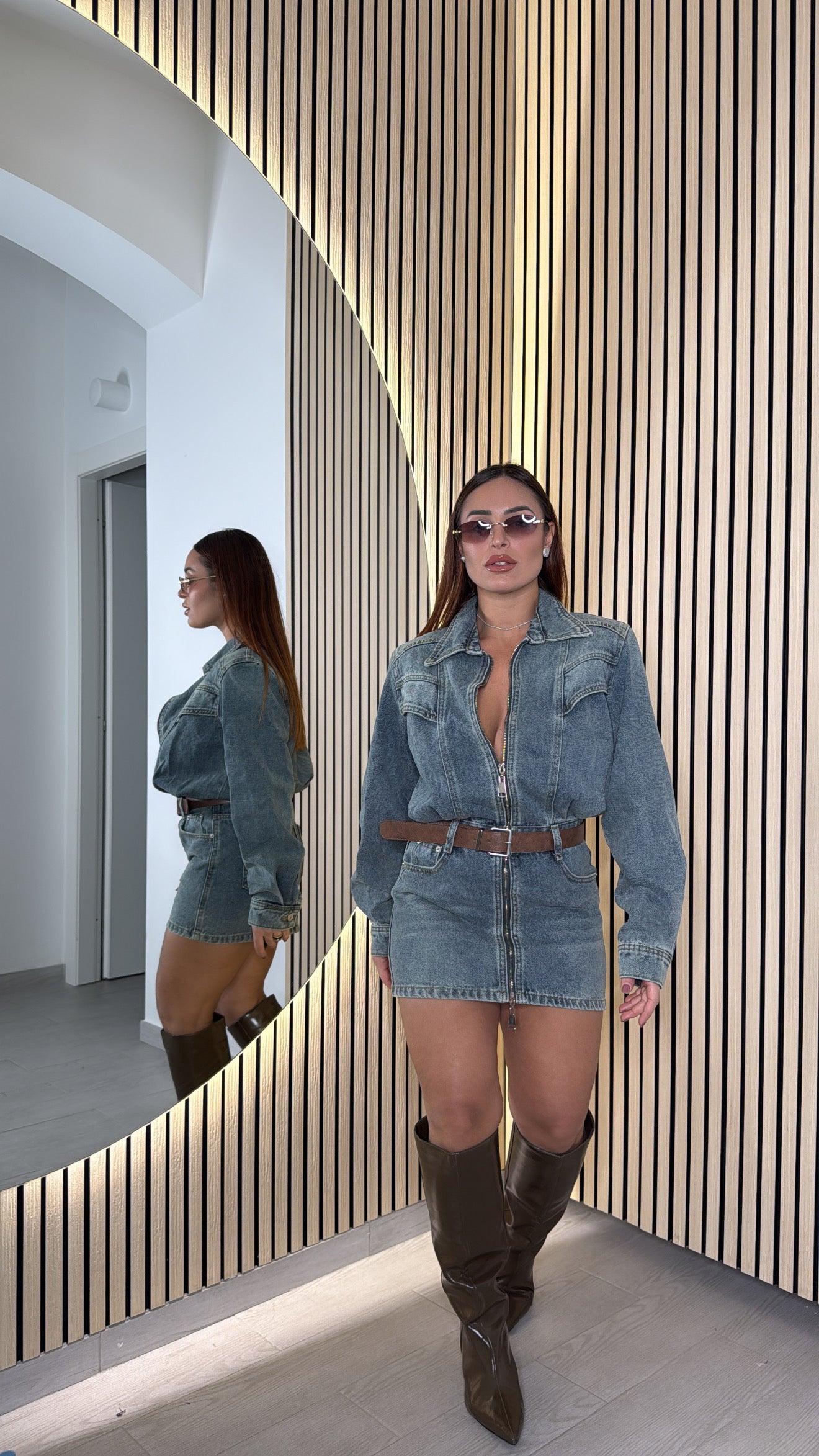 Mini Dress Denim