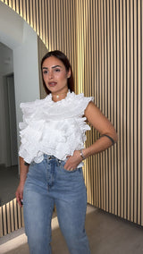 Camicia balze white