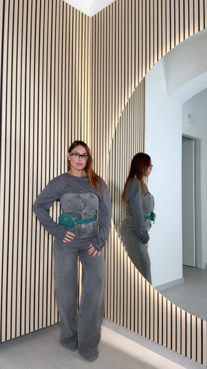 Salopette Grey